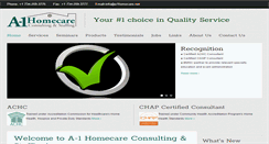 Desktop Screenshot of a1homecare.net